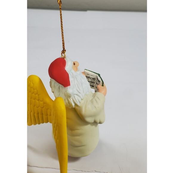 Vintage Enesco Treasury Of Christmas Ornaments "Santa Wings It", 1991 - Picture 3 of 7
